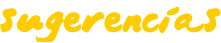 Sugerencias